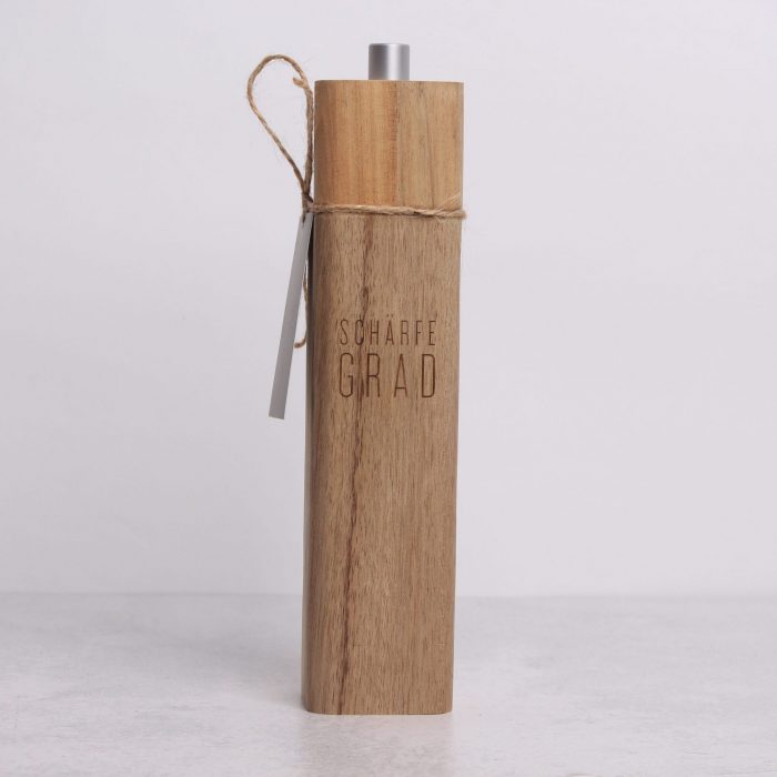 Pfeffermühle Räder Holz, Schärfegrad