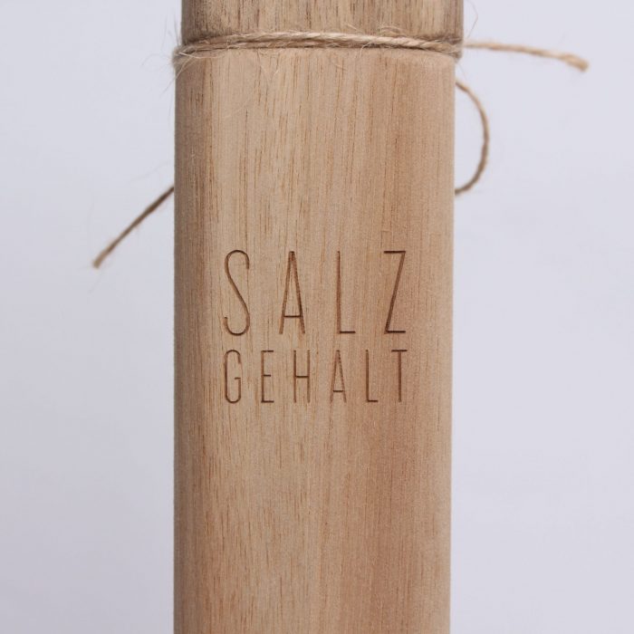 Salzmühle Räder Holz, Salzgehalt – Bild 3