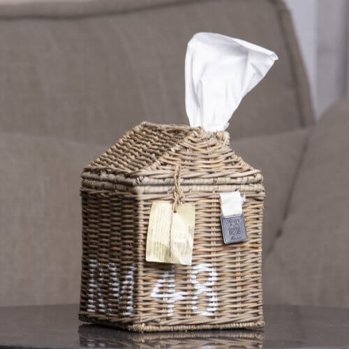 RM Rustic Rattan Tissue Box, Taschentuchhalter