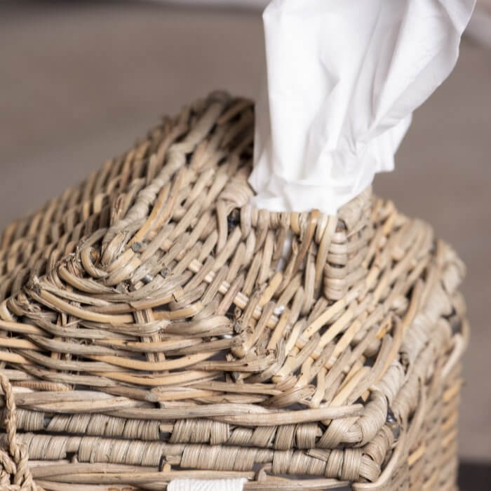 RM Rustic Rattan Tissue Box, Taschentuchhalter – Bild 3
